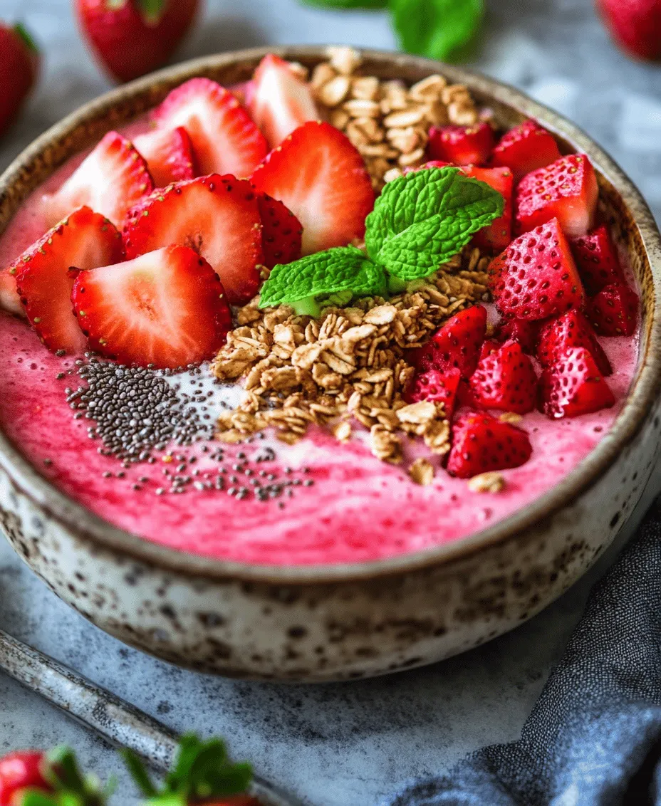 Smoothie bowls have taken the culinary world by storm, becoming a go-to choice for health-conscious individuals seeking a delicious yet nutritious meal. These vibrant bowls are not only visually appealing but also offer a perfect blend of flavors and textures, making them an ideal snack or breakfast option during the warm summer months. As temperatures rise, so does the desire for light, refreshing meals that provide energy and hydration. Among the myriad of smoothie bowl recipes out there, one stands out for its delightful combination of sweetness and freshness: the watermelon and strawberry smoothie bowl.