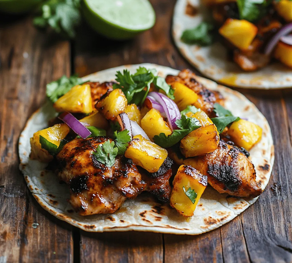 Assembling your Tropical Chipotle Chicken Tacos can elevate your dining experience, transforming a simple meal into a visually appealing feast. Here’s how to do it right: