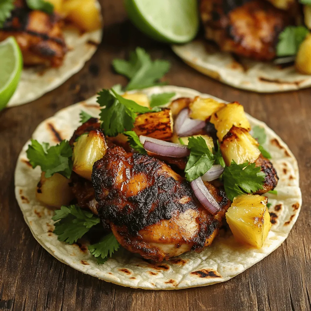 Assembling your Tropical Chipotle Chicken Tacos can elevate your dining experience, transforming a simple meal into a visually appealing feast. Here’s how to do it right: