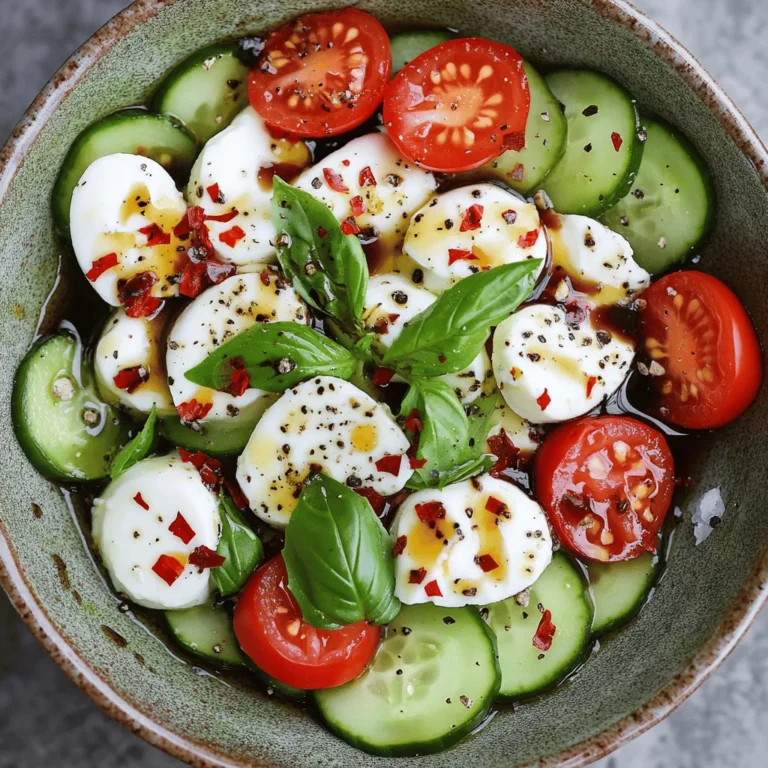 Salads have secured an esteemed place in culinary traditions across the globe, celebrated for their versatility, health benefits, and refreshing flavors. They can serve as appetizers, sides, or even main courses, making them a staple in both casual and formal dining settings. Among the multitude of salad varieties, the Cucumber Caprese Salad stands out as a vibrant, light dish that embodies the essence of summer. This salad not only delights the palate but also embodies the spirit of fresh, seasonal ingredients that define Mediterranean cuisine.