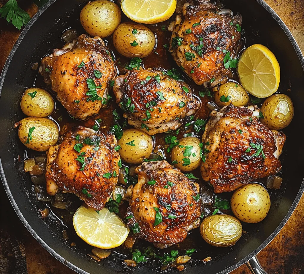 When it comes to weeknight dinners, nothing beats the convenience and satisfaction of a one-pan meal. The Garlic Butter Chicken and Potatoes Skillet is a perfect embodiment of this concept, bringing together the rich flavors of garlic butter with tender, juicy chicken and crispy baby potatoes. This dish not only captures the essence of home-cooked comfort food but also delivers on simplicity and ease of preparation.
