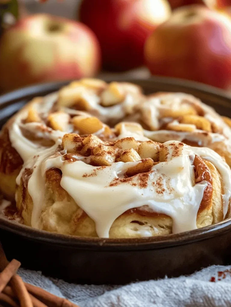 There's something undeniably comforting about the aroma of freshly baked goods wafting through your home, especially when that treat is a batch of warm, gooey apple cinnamon rolls. These delightful pastries combine the classic flavors of cinnamon and sugar with the juicy sweetness of apples, all topped off with a luscious cream cheese frosting. The appeal of apple cinnamon rolls goes beyond just their taste; they evoke feelings of nostalgia and warmth, making them a perfect addition to any breakfast table or special occasion.