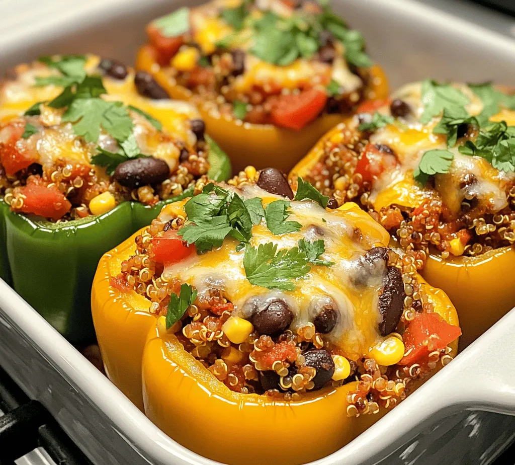 Stuffed bell peppers are a beloved dish that combines vibrant colors, hearty flavors, and essential nutrients, making them a fantastic meal option for a variety of dietary preferences. This easy stuffed bell pepper recipe showcases the beauty of bell peppers while delivering a wholesome, satisfying meal. The colorful array of red, yellow, green, and orange peppers not only adds a visual appeal to the plate but also packs a nutritional punch, making them an excellent choice for health-conscious diners and vegetarians alike.