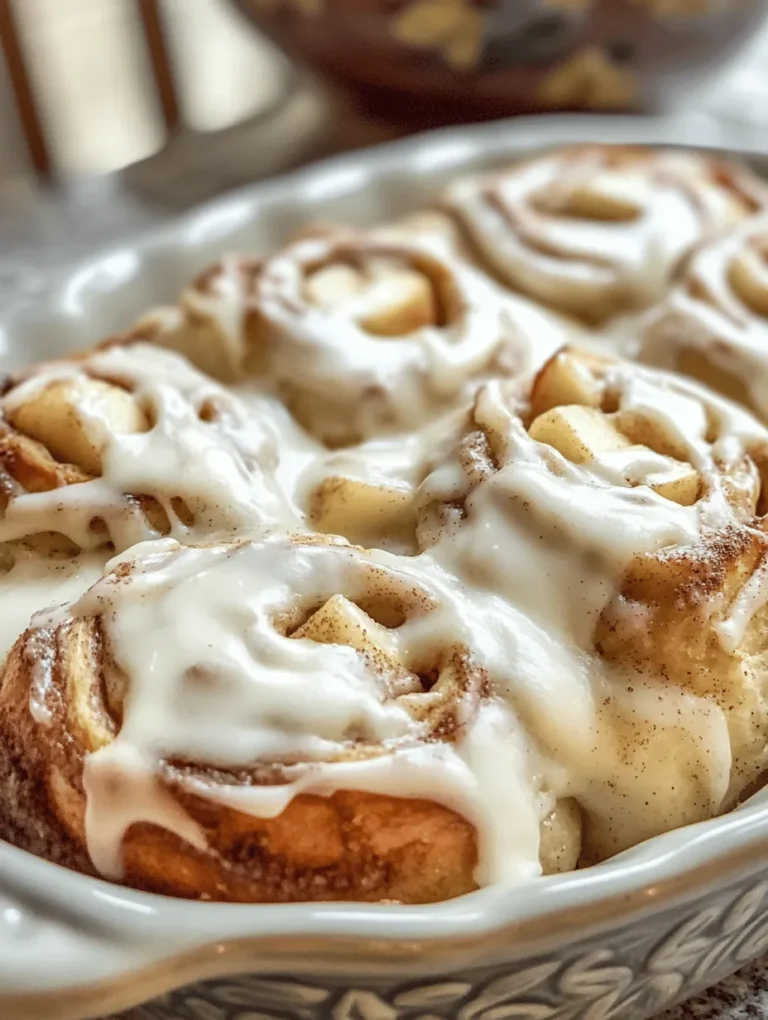 Indulging in warm, homemade pastries is one of life's simplest pleasures, and there's nothing quite like the aroma of freshly baked apple cinnamon rolls wafting through your kitchen. This recipe for Irresistible Apple Cinnamon Rolls with Cream Cheese Frosting combines the tartness of Granny Smith apples, the warmth of cinnamon, and the richness of cream cheese frosting into a delightful treat that is perfect for breakfast, brunch, or any festive occasion. The combination of soft, pillowy dough filled with a luscious apple-cinnamon mixture and topped with creamy frosting makes these rolls a true showstopper.