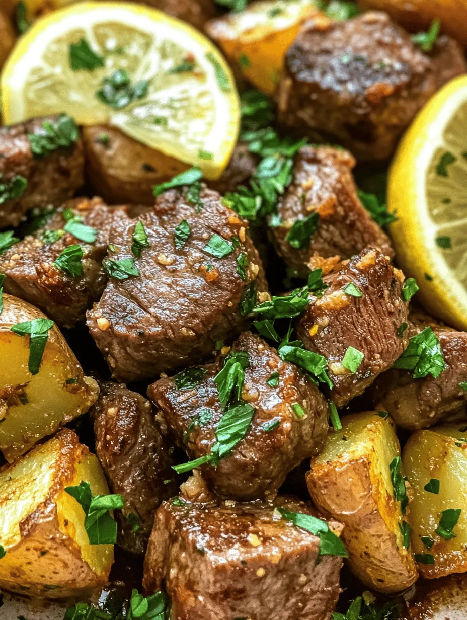If you're on the hunt for a delectable meal that marries rich flavors with satisfying textures, look no further than Savory Garlic Butter Steak Bites and Crispy Potatoes. This dish is a perfect blend of succulent steak, tender potatoes, and the irresistible allure of garlic butter, making it an ideal choice for any occasion—from a casual weeknight dinner to an impressive weekend gathering. The combination of juicy steak bites with golden, crispy potatoes creates a symphony of flavors that will tantalize your taste buds and leave everyone asking for seconds.