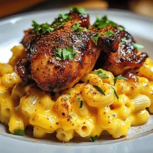 When it comes to comfort food, few combinations are as enticing as sweet and spicy flavors paired with creamy textures. Sweet and Spicy Honey Pepper Chicken with Creamy Macaroni Cheese is a dish that embodies this delightful contrast, making it a standout option for family dinners or gatherings. The crispy exterior of the chicken, coated in a glaze that strikes the perfect balance between honey's sweetness and the heat of red pepper flakes, is complemented beautifully by the rich, creamy macaroni cheese. This recipe not only satisfies the palate but also warms the heart, making it a beloved choice in many households.