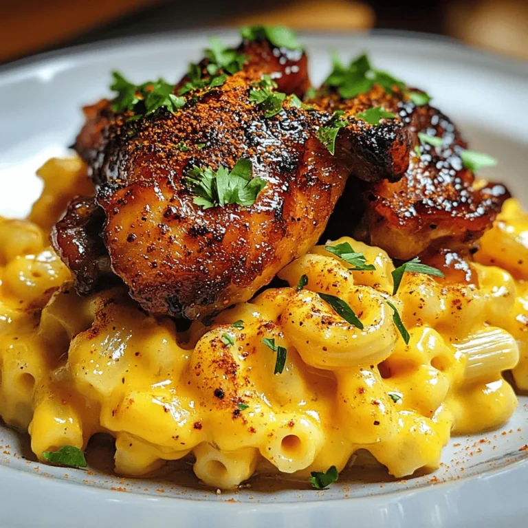 When it comes to comfort food, few combinations are as enticing as sweet and spicy flavors paired with creamy textures. Sweet and Spicy Honey Pepper Chicken with Creamy Macaroni Cheese is a dish that embodies this delightful contrast, making it a standout option for family dinners or gatherings. The crispy exterior of the chicken, coated in a glaze that strikes the perfect balance between honey's sweetness and the heat of red pepper flakes, is complemented beautifully by the rich, creamy macaroni cheese. This recipe not only satisfies the palate but also warms the heart, making it a beloved choice in many households.