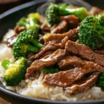 Flank steak is the star of Beefy Broccoli Bliss, and for good reason. This cut of beef is known for its rich flavor and satisfying texture, making it an excellent choice for stir-fry dishes. Flank steak is relatively lean, yet it remains tender when cooked correctly. Its fibrous structure allows it to absorb marinades effectively, enhancing its taste and juiciness.