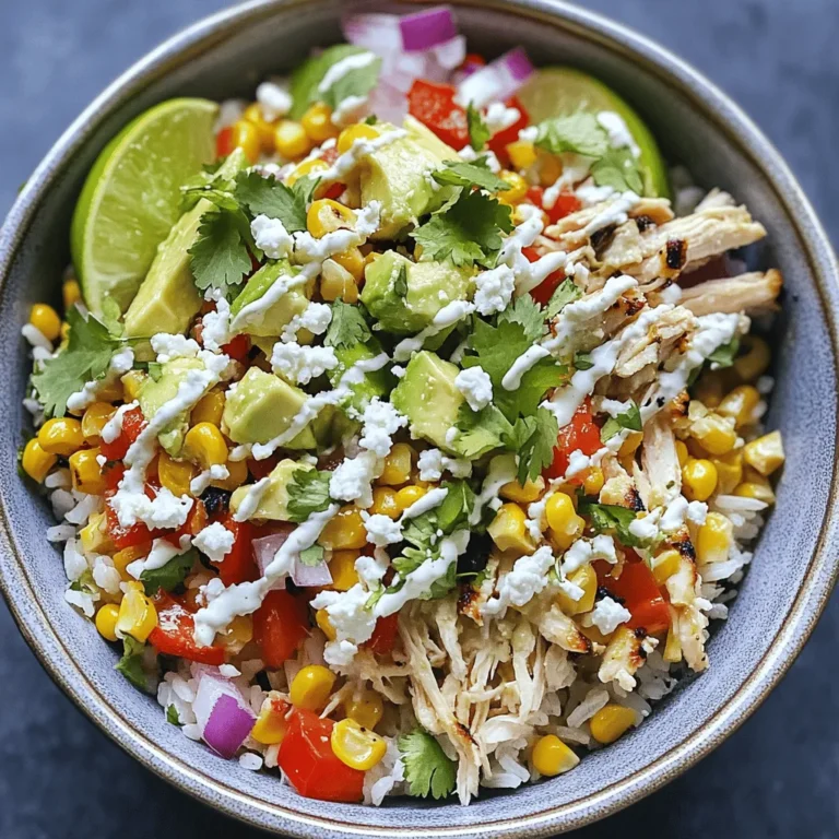 In recent years, rice bowls have surged in popularity, becoming a staple in contemporary dining. The appeal of these vibrant, customizable dishes lies in their ability to blend various flavors, textures, and ingredients into a single, satisfying meal. Among the myriad of rice bowl options available, the Street Corn Chicken Rice Bowl stands out as a delightful fusion of Mexican-inspired street corn and comforting chicken over a bed of rice. This dish not only tantalizes the taste buds but also provides a nourishing balance of protein, carbohydrates, and fresh produce, making it an excellent choice for lunch or dinner.
