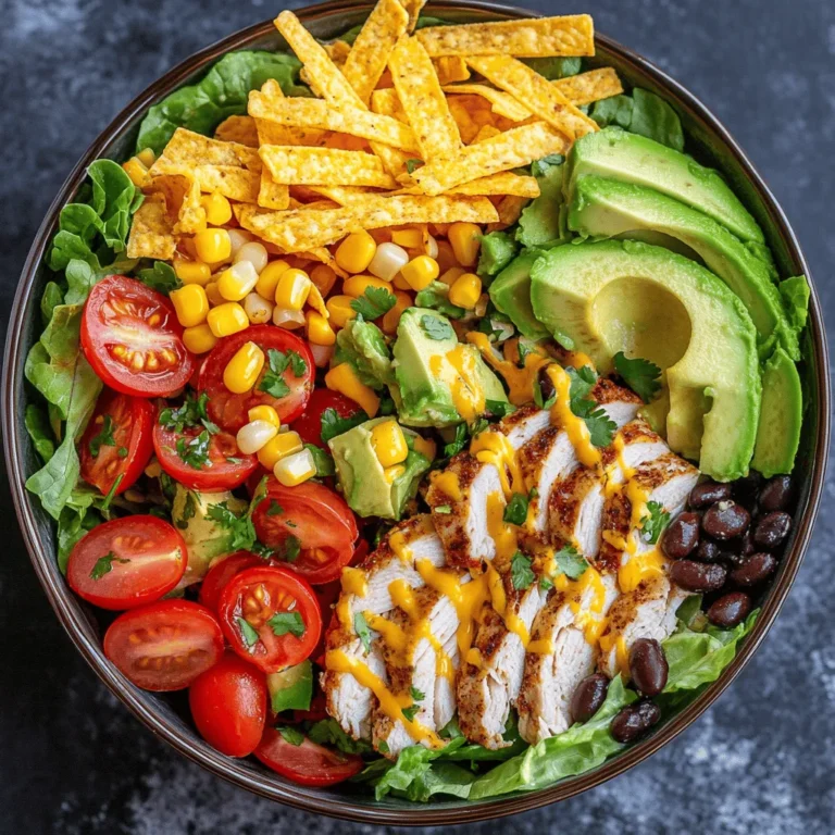 Creating a delicious Tex-Mex Chopped Chicken Salad starts with selecting the right ingredients. Each component contributes to the overall flavor and nutritional profile, ensuring that every bite is a delight. Here’s a closer look at the core ingredients that make this salad a standout.