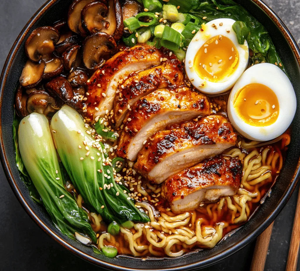 Ramen, a dish that has captured the hearts and taste buds of food lovers around the world, is often hailed as the ultimate comfort food. Its warm, hearty broth and satisfying noodles make it a favorite for many, particularly on chilly days or when seeking a bit of culinary nostalgia. What sets ramen apart is its versatility; it can be customized in numerous ways to suit different palates. Today, we introduce a tantalizing twist on this classic dish: Fiery Chicken Ramen with Creamy Garlic Sauce.