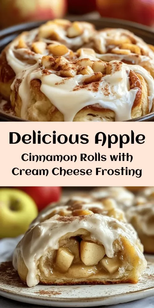 Whip up a batch of these heavenly apple cinnamon rolls topped with a luscious cream cheese frosting! Perfect for breakfast or a cozy dessert, these rolls combine a soft, fluffy dough with sweet, cinnamon-spiced apple filling. With simple ingredients and a two-hour prep time, you’ll be indulging in warm, gooey goodness in no time. Brighten your mornings with this delightful treat that everyone will love! Give it a try today!