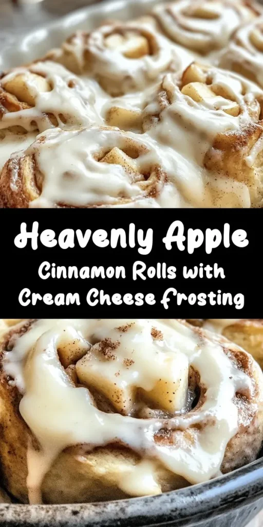 Indulge in the perfect blend of sweet and spice with these irresistible Apple Cinnamon Rolls topped with creamy frosting! Made from scratch, this recipe features fluffy dough filled with cinnamon, brown sugar, and fresh apples. Each bite is a delightful treat, whether for breakfast or dessert. Plus, the cream cheese frosting adds the perfect finishing touch. Follow the simple steps to create a batch of 12 mouthwatering rolls that will impress your family and friends!